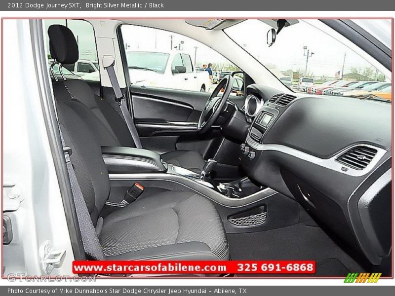 Bright Silver Metallic / Black 2012 Dodge Journey SXT