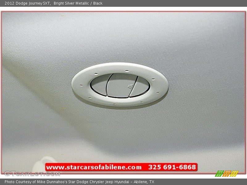 Bright Silver Metallic / Black 2012 Dodge Journey SXT