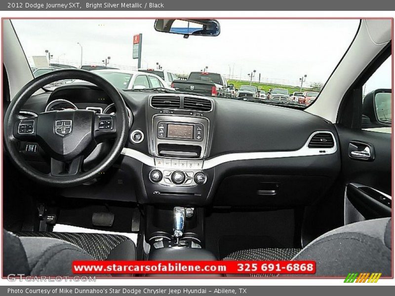 Bright Silver Metallic / Black 2012 Dodge Journey SXT