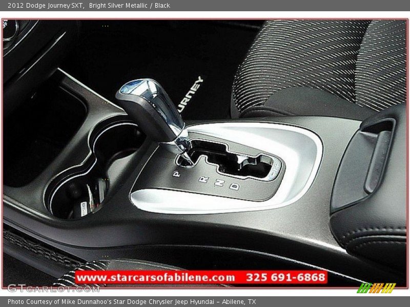 Bright Silver Metallic / Black 2012 Dodge Journey SXT