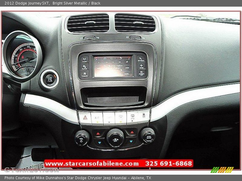 Bright Silver Metallic / Black 2012 Dodge Journey SXT