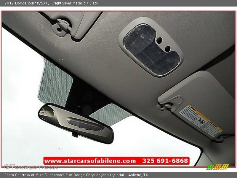 Bright Silver Metallic / Black 2012 Dodge Journey SXT