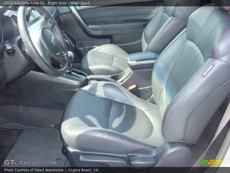 Bright Silver / Black Sport 2010 Kia Forte Koup SX