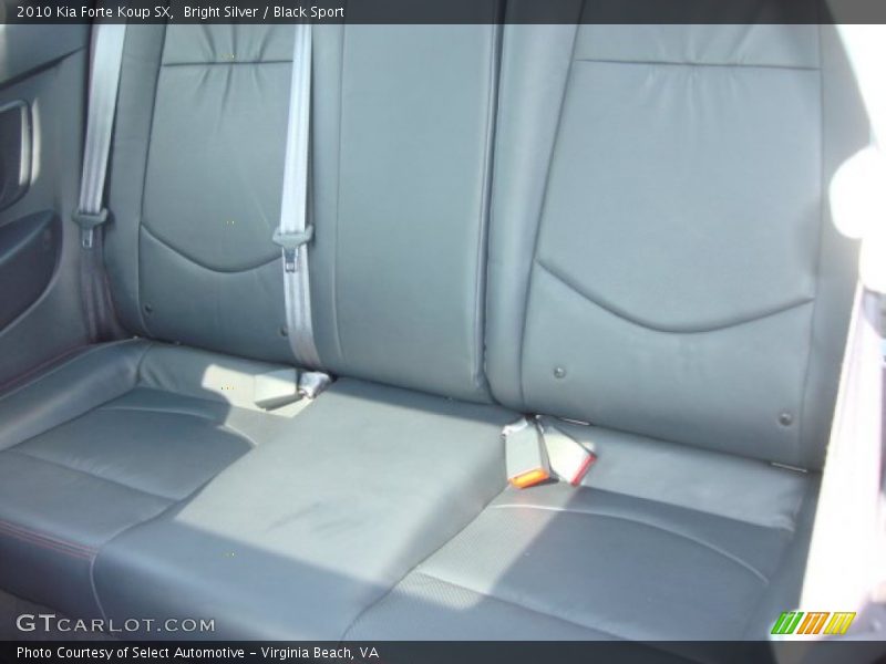 Bright Silver / Black Sport 2010 Kia Forte Koup SX