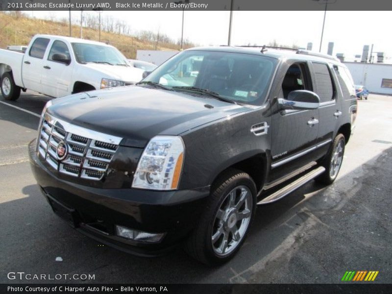 Black Ice Metallic / Ebony/Ebony 2011 Cadillac Escalade Luxury AWD