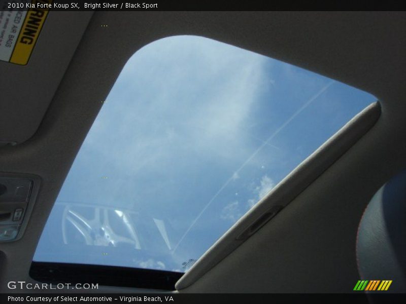 Bright Silver / Black Sport 2010 Kia Forte Koup SX