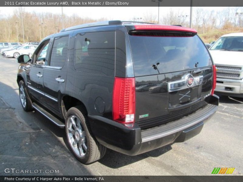 Black Ice Metallic / Ebony/Ebony 2011 Cadillac Escalade Luxury AWD