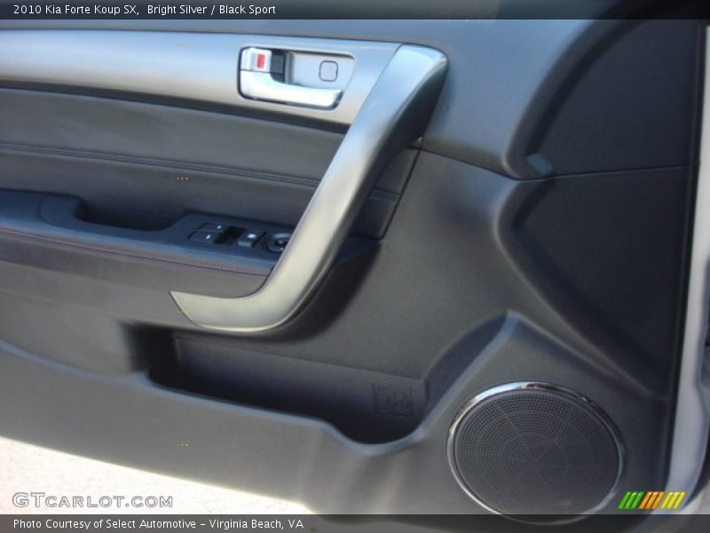 Bright Silver / Black Sport 2010 Kia Forte Koup SX