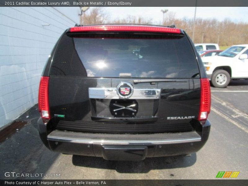 Black Ice Metallic / Ebony/Ebony 2011 Cadillac Escalade Luxury AWD