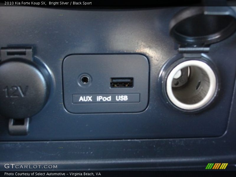 Bright Silver / Black Sport 2010 Kia Forte Koup SX