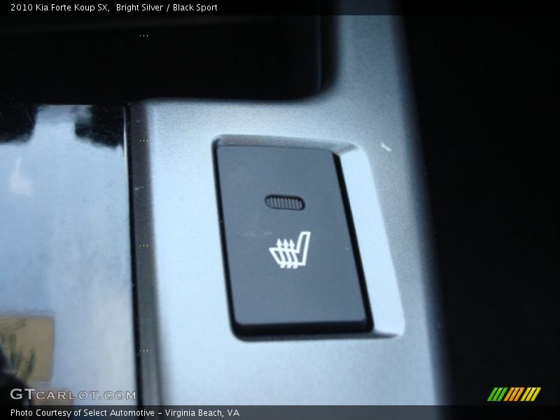 Bright Silver / Black Sport 2010 Kia Forte Koup SX