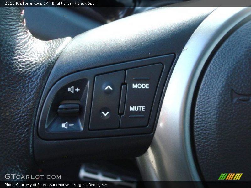 Bright Silver / Black Sport 2010 Kia Forte Koup SX