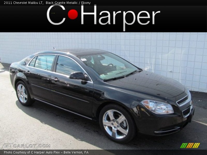 Black Granite Metallic / Ebony 2011 Chevrolet Malibu LT