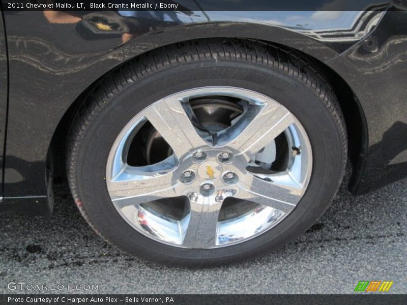 Black Granite Metallic / Ebony 2011 Chevrolet Malibu LT