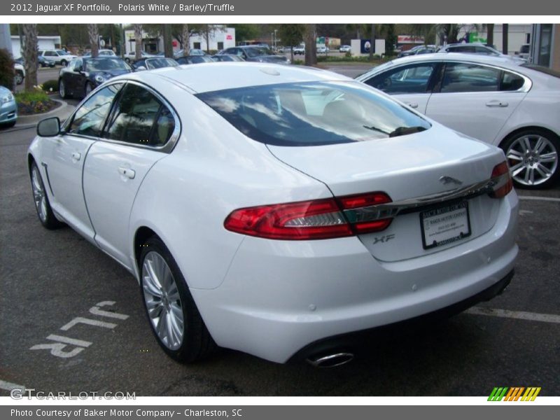Polaris White / Barley/Truffle 2012 Jaguar XF Portfolio