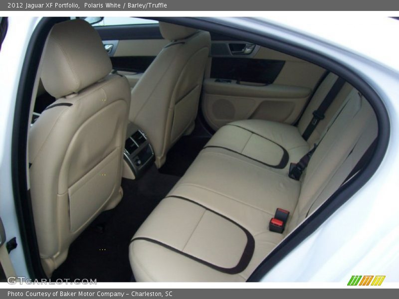 Polaris White / Barley/Truffle 2012 Jaguar XF Portfolio