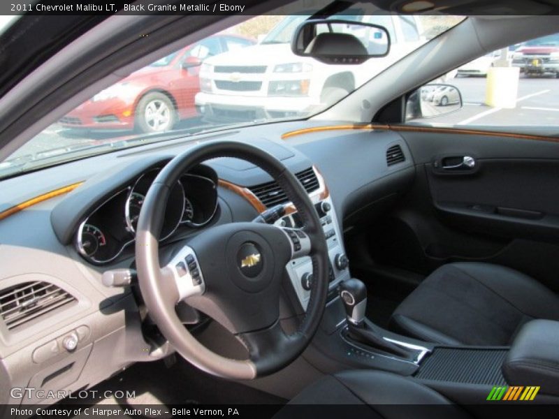 Black Granite Metallic / Ebony 2011 Chevrolet Malibu LT