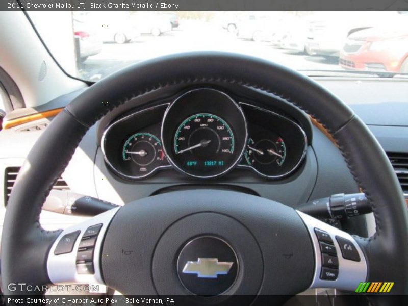 Black Granite Metallic / Ebony 2011 Chevrolet Malibu LT