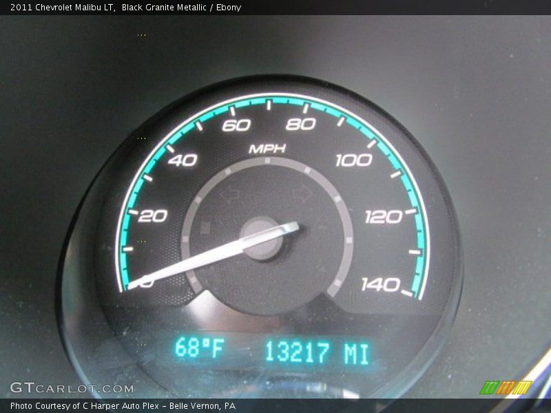 Black Granite Metallic / Ebony 2011 Chevrolet Malibu LT