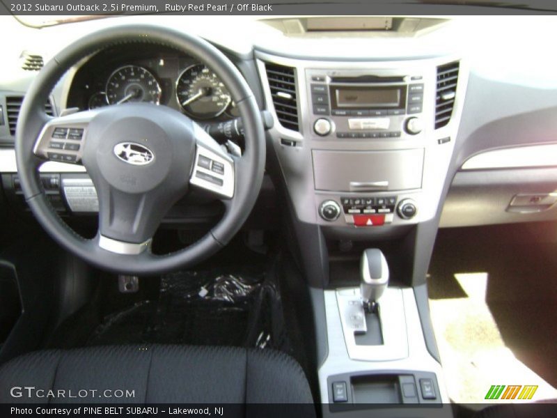 Ruby Red Pearl / Off Black 2012 Subaru Outback 2.5i Premium