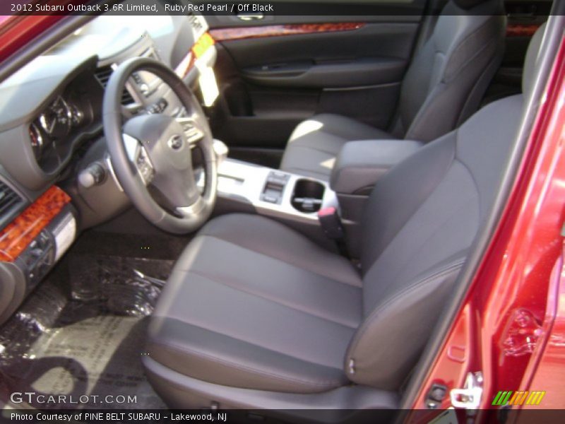 Ruby Red Pearl / Off Black 2012 Subaru Outback 3.6R Limited