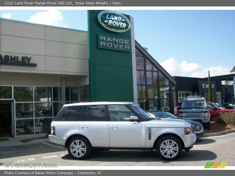 Indus Silver Metallic / Ivory 2012 Land Rover Range Rover HSE LUX