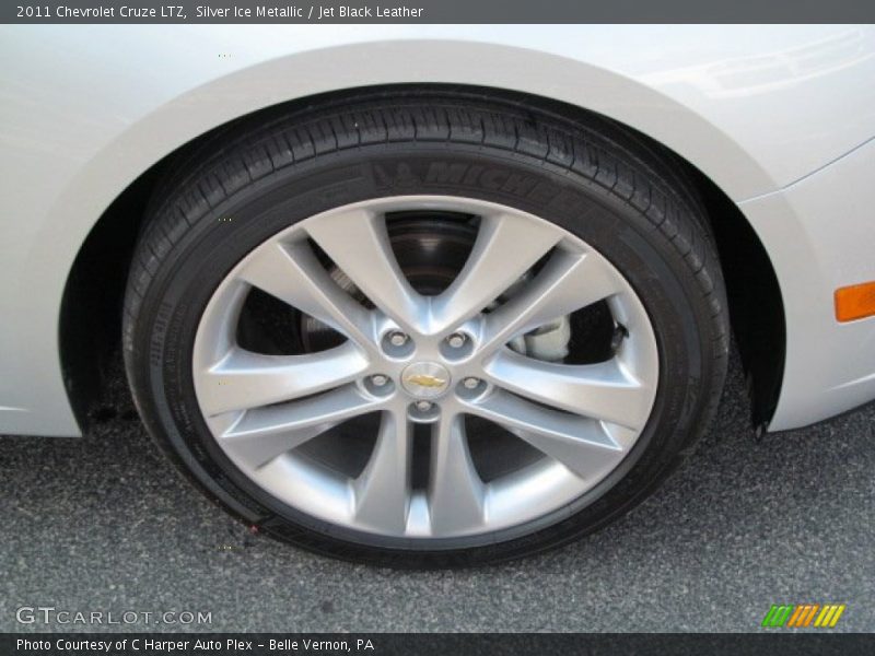 Silver Ice Metallic / Jet Black Leather 2011 Chevrolet Cruze LTZ