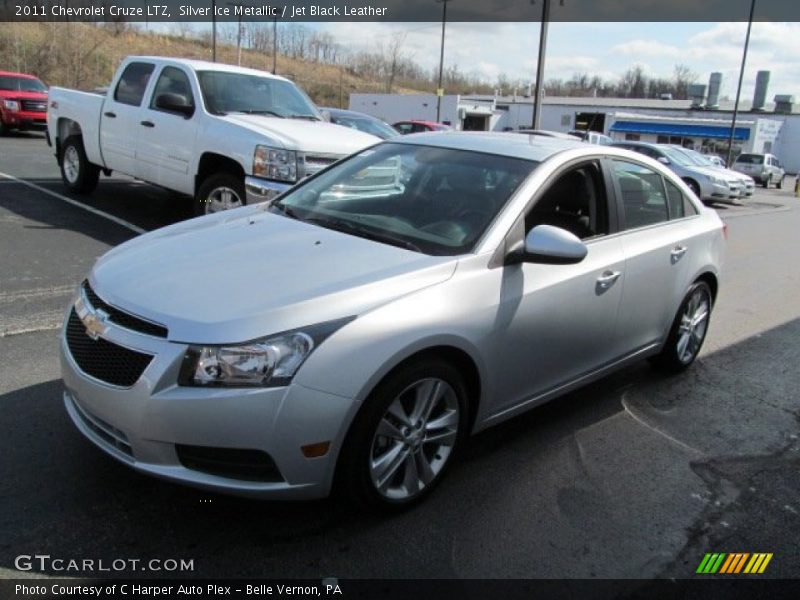 Silver Ice Metallic / Jet Black Leather 2011 Chevrolet Cruze LTZ