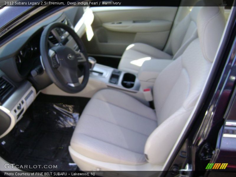 Deep Indigo Pearl / Warm Ivory 2012 Subaru Legacy 2.5i Premium