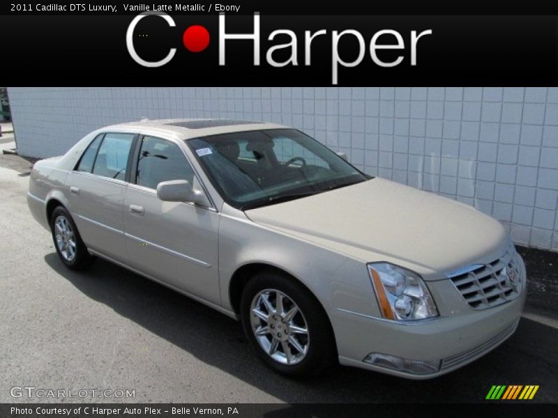 Vanille Latte Metallic / Ebony 2011 Cadillac DTS Luxury