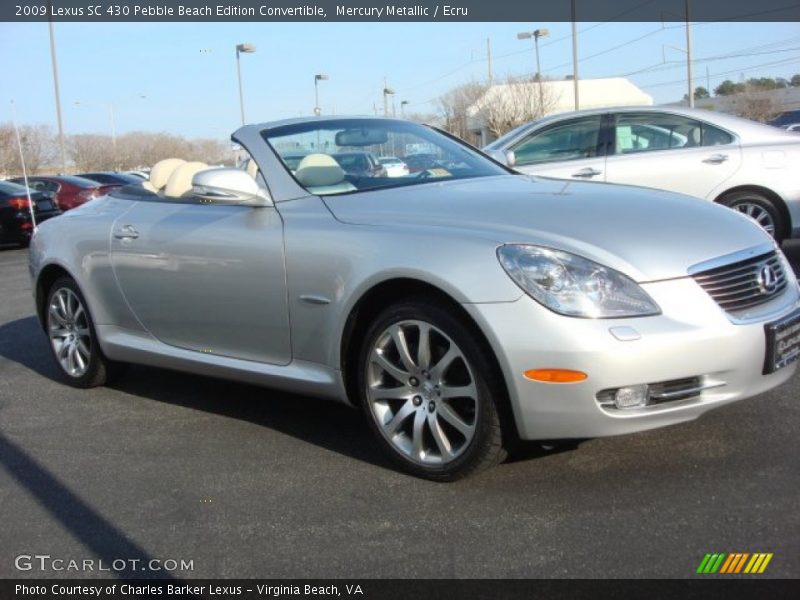 Mercury Metallic / Ecru 2009 Lexus SC 430 Pebble Beach Edition Convertible