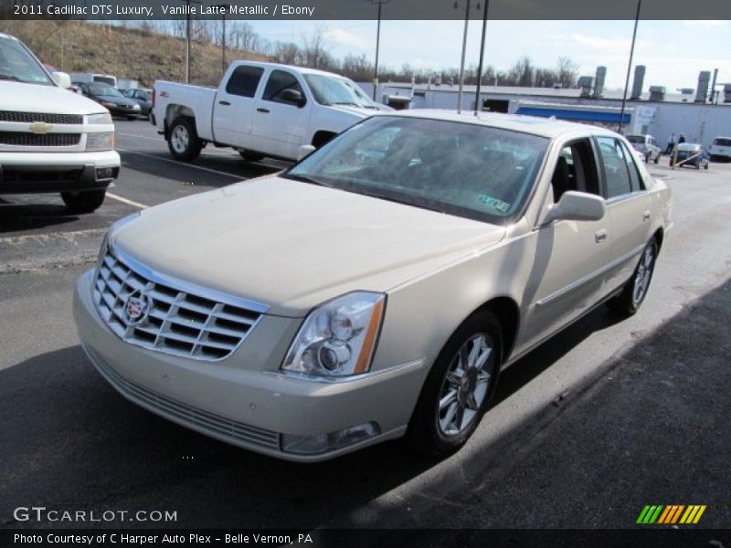 Vanille Latte Metallic / Ebony 2011 Cadillac DTS Luxury