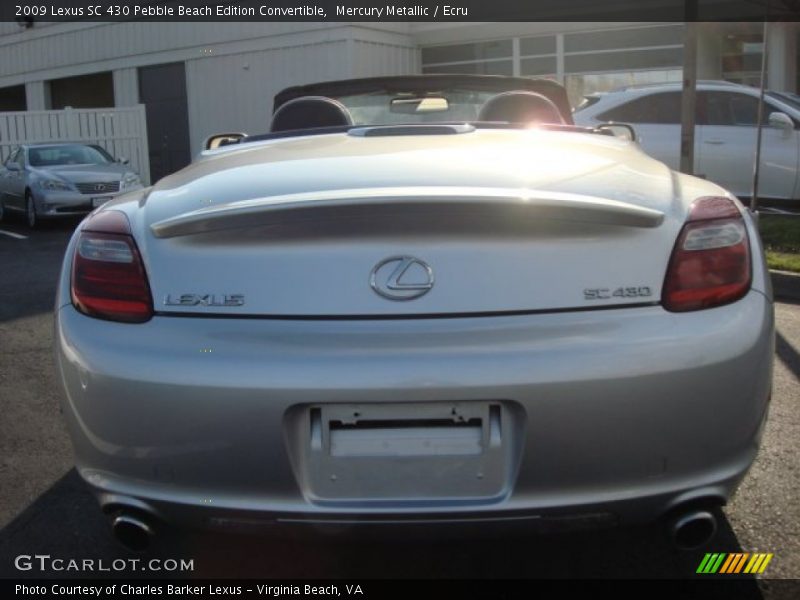 Mercury Metallic / Ecru 2009 Lexus SC 430 Pebble Beach Edition Convertible