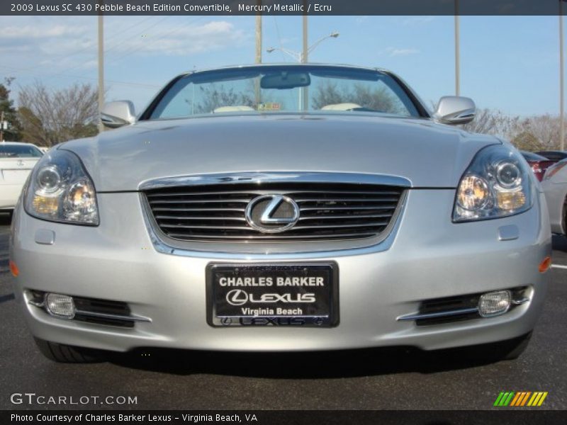 Mercury Metallic / Ecru 2009 Lexus SC 430 Pebble Beach Edition Convertible