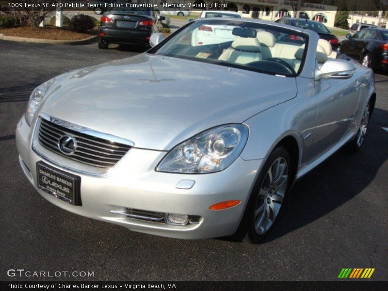 Mercury Metallic / Ecru 2009 Lexus SC 430 Pebble Beach Edition Convertible