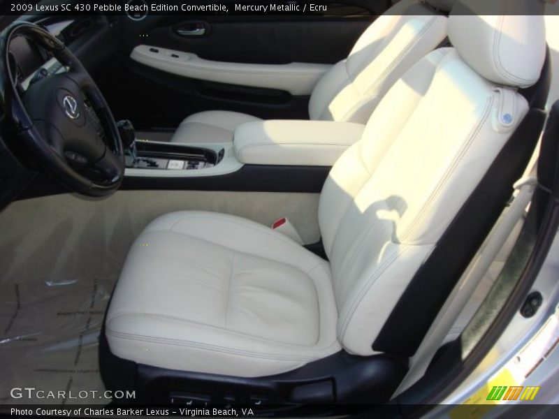 Mercury Metallic / Ecru 2009 Lexus SC 430 Pebble Beach Edition Convertible