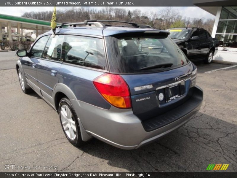 Atlantic Blue Pearl / Off Black 2005 Subaru Outback 2.5XT Limited Wagon