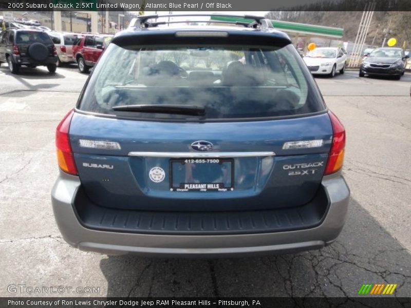 Atlantic Blue Pearl / Off Black 2005 Subaru Outback 2.5XT Limited Wagon