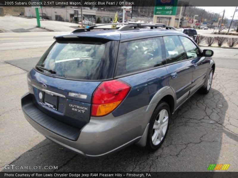 Atlantic Blue Pearl / Off Black 2005 Subaru Outback 2.5XT Limited Wagon