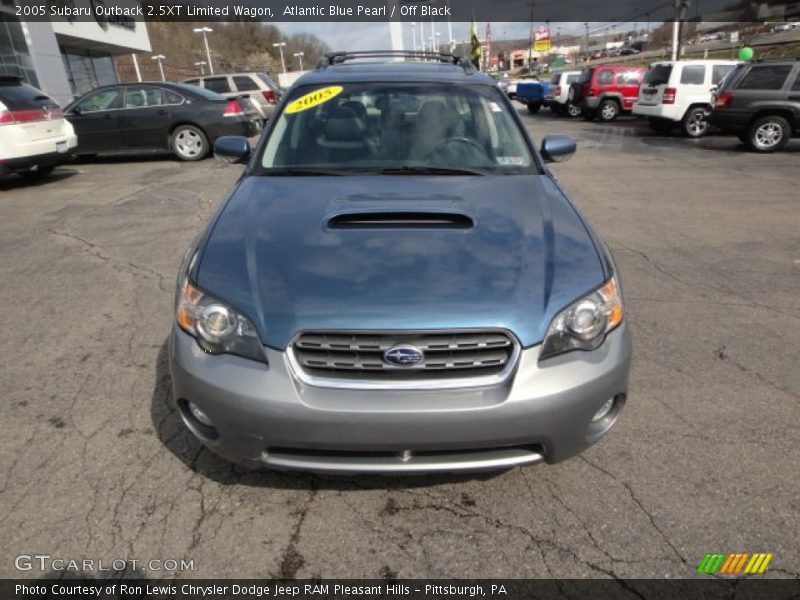 Atlantic Blue Pearl / Off Black 2005 Subaru Outback 2.5XT Limited Wagon