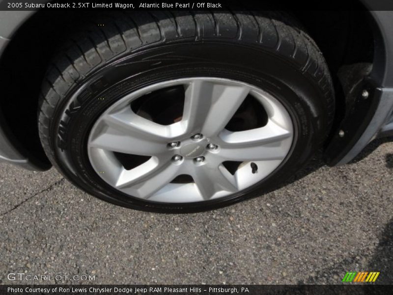 Atlantic Blue Pearl / Off Black 2005 Subaru Outback 2.5XT Limited Wagon