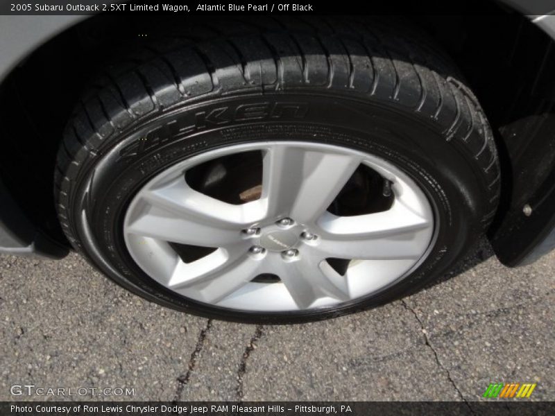 Atlantic Blue Pearl / Off Black 2005 Subaru Outback 2.5XT Limited Wagon