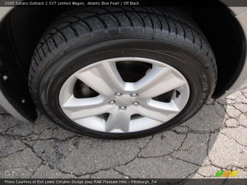 Atlantic Blue Pearl / Off Black 2005 Subaru Outback 2.5XT Limited Wagon