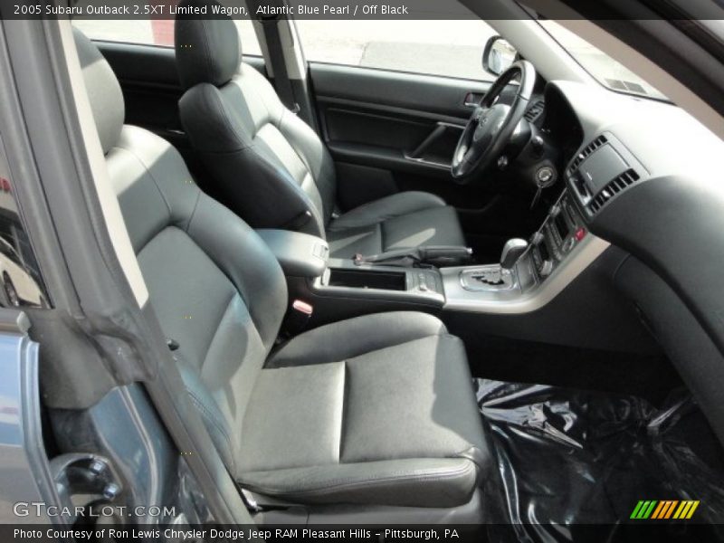 Atlantic Blue Pearl / Off Black 2005 Subaru Outback 2.5XT Limited Wagon