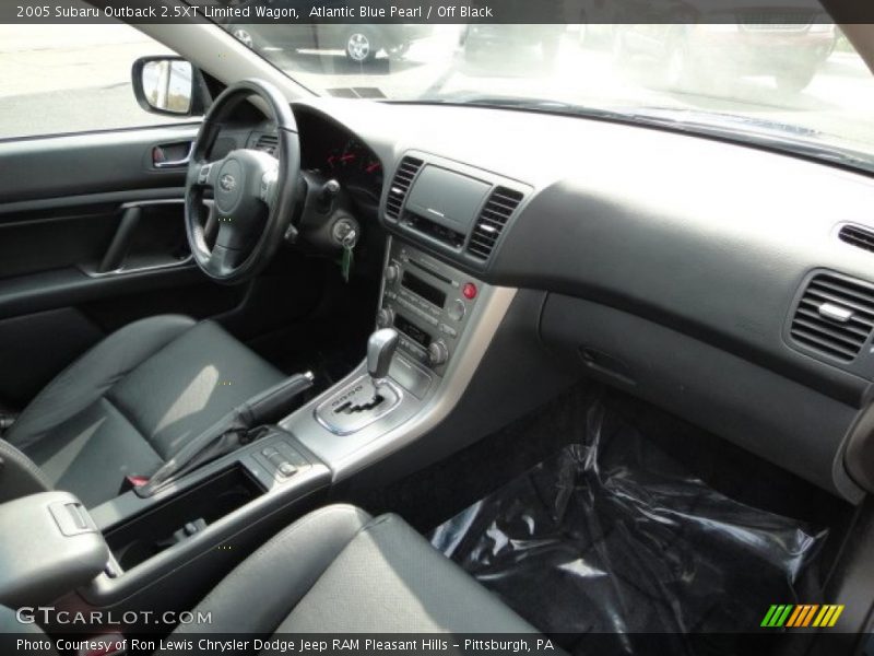 Atlantic Blue Pearl / Off Black 2005 Subaru Outback 2.5XT Limited Wagon