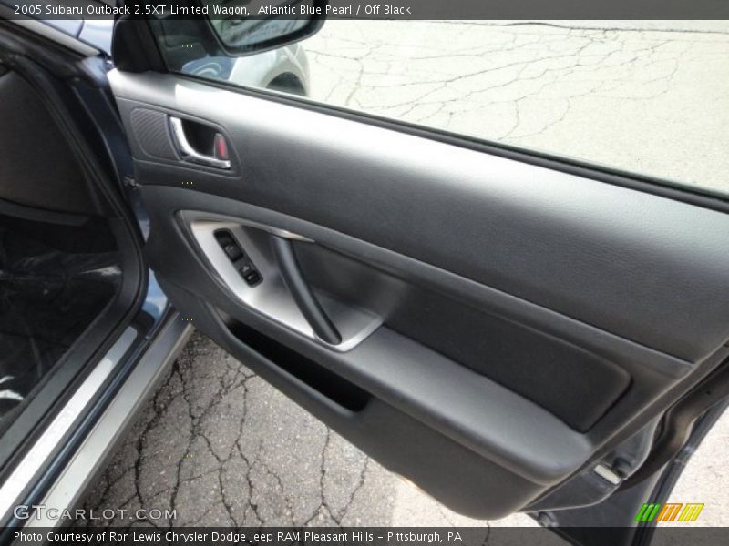 Atlantic Blue Pearl / Off Black 2005 Subaru Outback 2.5XT Limited Wagon