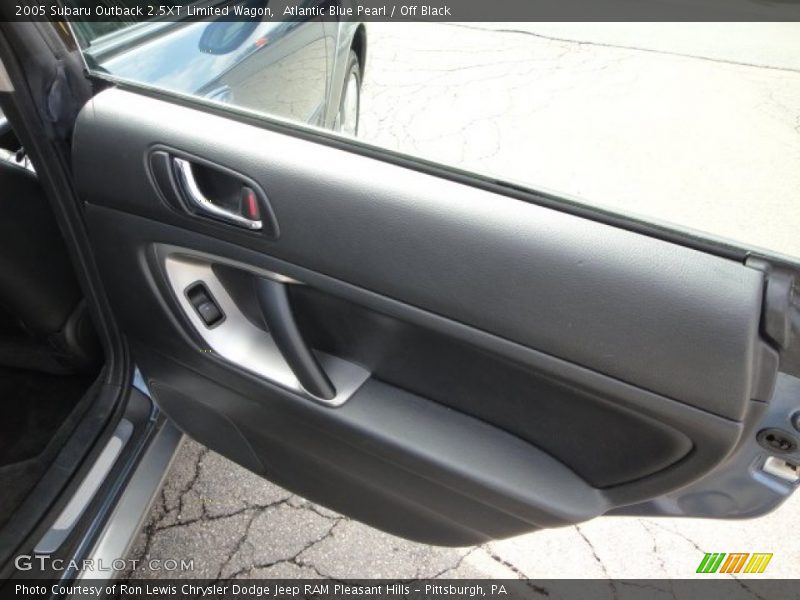 Atlantic Blue Pearl / Off Black 2005 Subaru Outback 2.5XT Limited Wagon