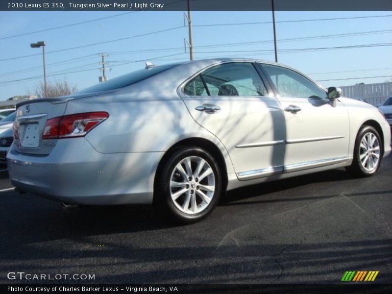 Tungsten Silver Pearl / Light Gray 2010 Lexus ES 350