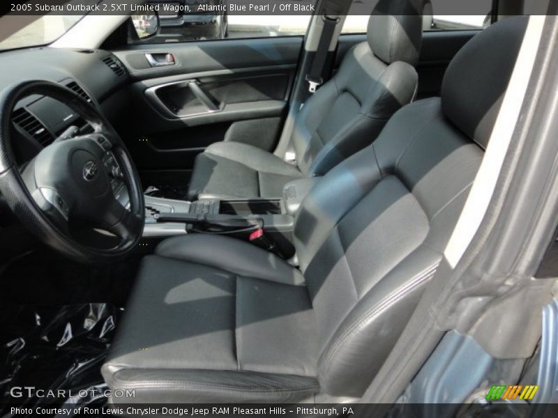 Atlantic Blue Pearl / Off Black 2005 Subaru Outback 2.5XT Limited Wagon