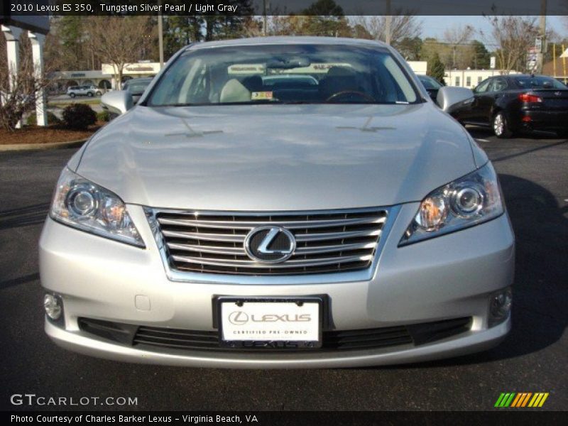Tungsten Silver Pearl / Light Gray 2010 Lexus ES 350